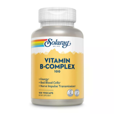Vitamin B-Complex 100 100 Veg Caps, Solaray - Veg Caps