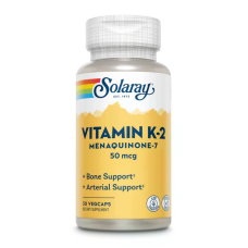 Vitamin K-2 MenaQ7 50mcg 30 Veg Caps, Solaray - Veg Caps