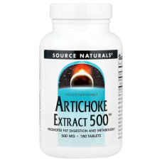 Artichoke Extract 500mg 180 Tabs, Source Naturals - Tabs