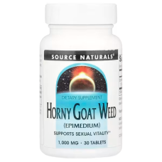 Horny Goat Weed Extract 1000mg 30 Tabs, Source Naturals - Tabs