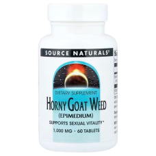 Horny Goat Weed Extract 1000mg 60 Tabs, Source Naturals - Tabs