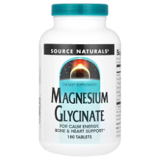 Magnesium Glycinate 180 Tabs, Source Naturals - Tabs
