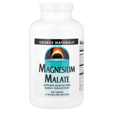 Magnesium Malate 360 Tabs, Source Naturals - Tabs