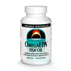 OmegaEPA Fish Oil 1000mg 100 Softgels, Source Naturals - Softgels
