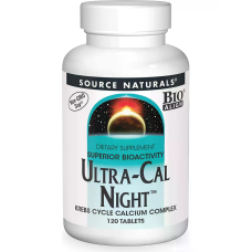 Ultra-Cal Night 120 Tabs, Source Naturals - Tabs