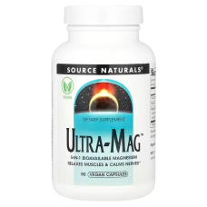 Ultra-Mag Magnesium Complex 90 Veg Caps, Source Naturals - Veg Caps
