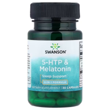 5-HTP & Melatonin 30 Caps, Swanson - Caps