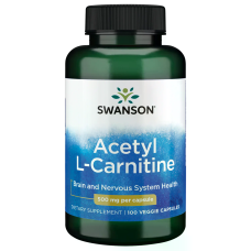 Acetyl L-Carnitine 500mg 100 Veg Caps, Swanson - Caps