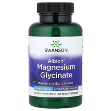 Albion Magnesium Glycinate 133mg 90 Veg Caps, Swanson - Caps