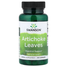 Artichoke Leaves 500mg 60 Caps, Swanson - Caps