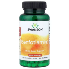 Benfotiamine 80mg 120 Caps, Swanson - Caps