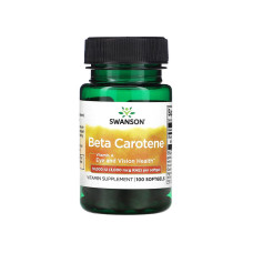Beta Carotene Vitamin A 10000iu 3000mcg 100 Softgels, Swanson - Softgels