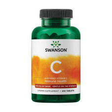Buffered Vitamin C 500mg 250 Tabs, Swanson - Tabs