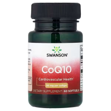 CoQ10 30mg 60 Softgels, Swanson - Softgels