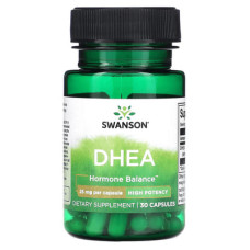 DHEA 25mg 30 Caps, Swanson - Caps