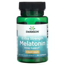 Extra Strength Melatonin 5mg 60 Caps, Swanson - Caps