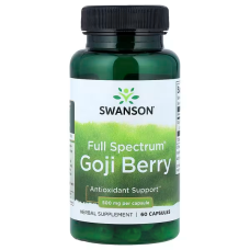 Full Spectrum Goji Berry 500mg 60 Caps, Swanson - Caps