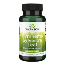 Full Spectrum Gymnema Sylvestre Leaf 400mg 100 Caps, Swanson - Caps
