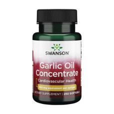 Garlic Oil Concentrate 500mg 250 Softgels, Swanson - Softgels