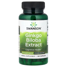 Ginkgo Biloba Extract 60mg 120 Caps, Swanson - Caps