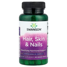 Hair, Skin & Nails Formula 60 Tabs, Swanson - Tabs