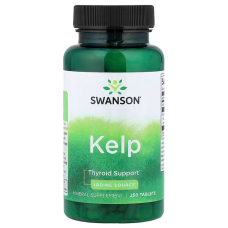 Kelp Iodine Source 225mcg 250 Tabs, Swanson - Tabs