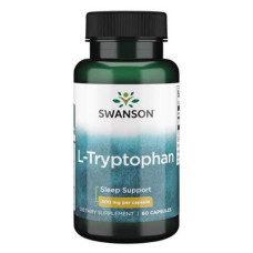 L-Tryptophan 500mg 60 Caps, Swanson - Caps