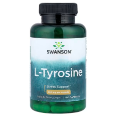 L-Tyrosine 500mg 100 Caps, Swanson - Caps