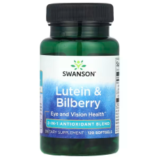 Lutein & Bilberry 120 Softgels, Swanson - Softgels