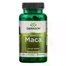 Maca 500mg 100 Caps, Swanson - Caps