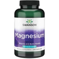 Magnesium 200mg 250 Caps, Swanson - Caps