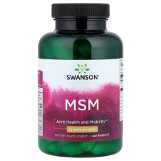 MSM 1500mg 120 Tabs, Swanson - Tabs