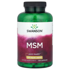 MSM 500mg 250 Caps, Swanson - Caps