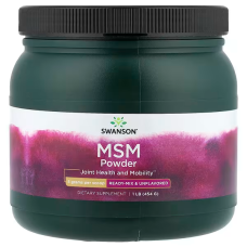 MSM Powder 454g, Swanson - Unflavored
