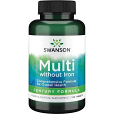 Multi without Iron Century Formula 130 Tabs, Swanson - Tabs