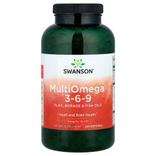 MultiOmega 3-6-9 Flax, Borage & Fish Oils 220 Softgels, Swanson - Softgels