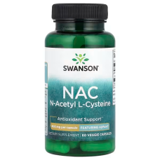N-Acetyl L-Cysteine 600mg 60 Veg Caps, Swanson - Caps