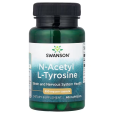 N-Acetyl L-Tyrosine 350mg 60 Caps, Swanson - Caps