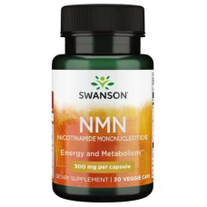 NMN Nicotinamide Mononucleotide 300mg 30 Veg Caps, Swanson - Veg Caps