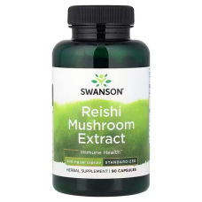 Reishi Mushroom Extract 500mg 90 Caps, Swanson - Caps