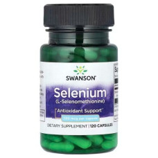 Selenium L-Selenomethionine 200mcg 120 Caps, Swanson - Caps
