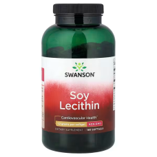 Soy Lecithin 1200mg 180 Softgels, Swanson - Softgels