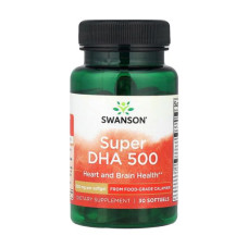 Super DHA 500 30 Softgels, Swanson - Softgels