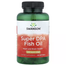 Super DPA Fish Oil 60 Softgels, Swanson - Softgels
