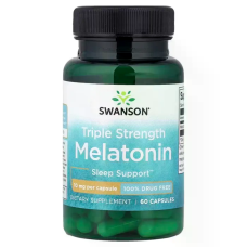 Triple Strength Melatonin 10mg 60 Caps, Swanson - Caps