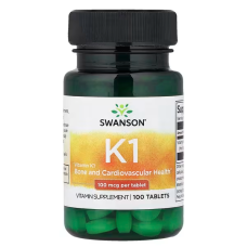 Vitamin K1 100mcg 100 Tabs, Swanson - Tabs