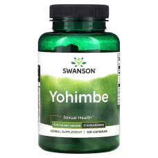 Yohimbe 500mg 120 Caps, Swanson - Caps