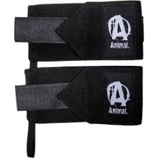 Кистевые Бинты Animal Wrist Wraps, Universal Nutrition - Black
