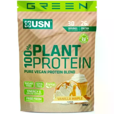 100% Plant Protein 900g, USN - Vanilla Maple